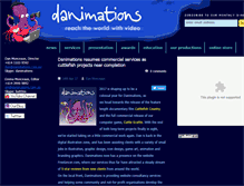 Tablet Screenshot of danimations.com.au